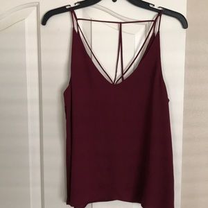 Top Shop Maroon Tank